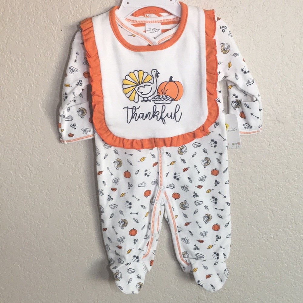 Brand New Onesie with Footies— Size New Born